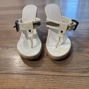 Burberry nova wedge sandal